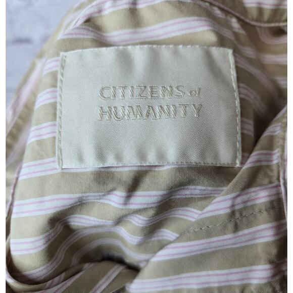 CITIZENS OF HUMANITY Kayla Button Down Shirt Women Size XS Mesa Stripe Collared - Picture 9 of 9